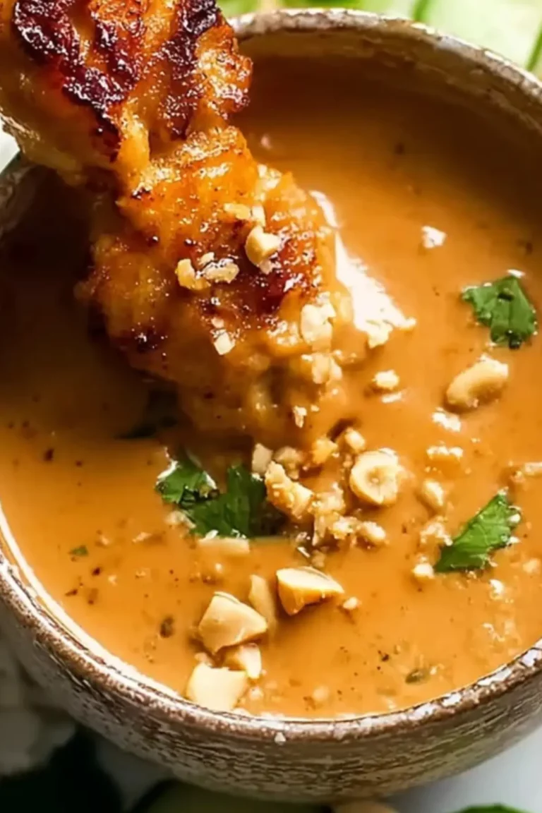 Thai Chicken Satay with Peanut Sauce