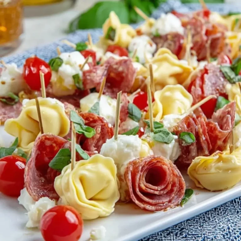 Tortellini Skewers Appetizer