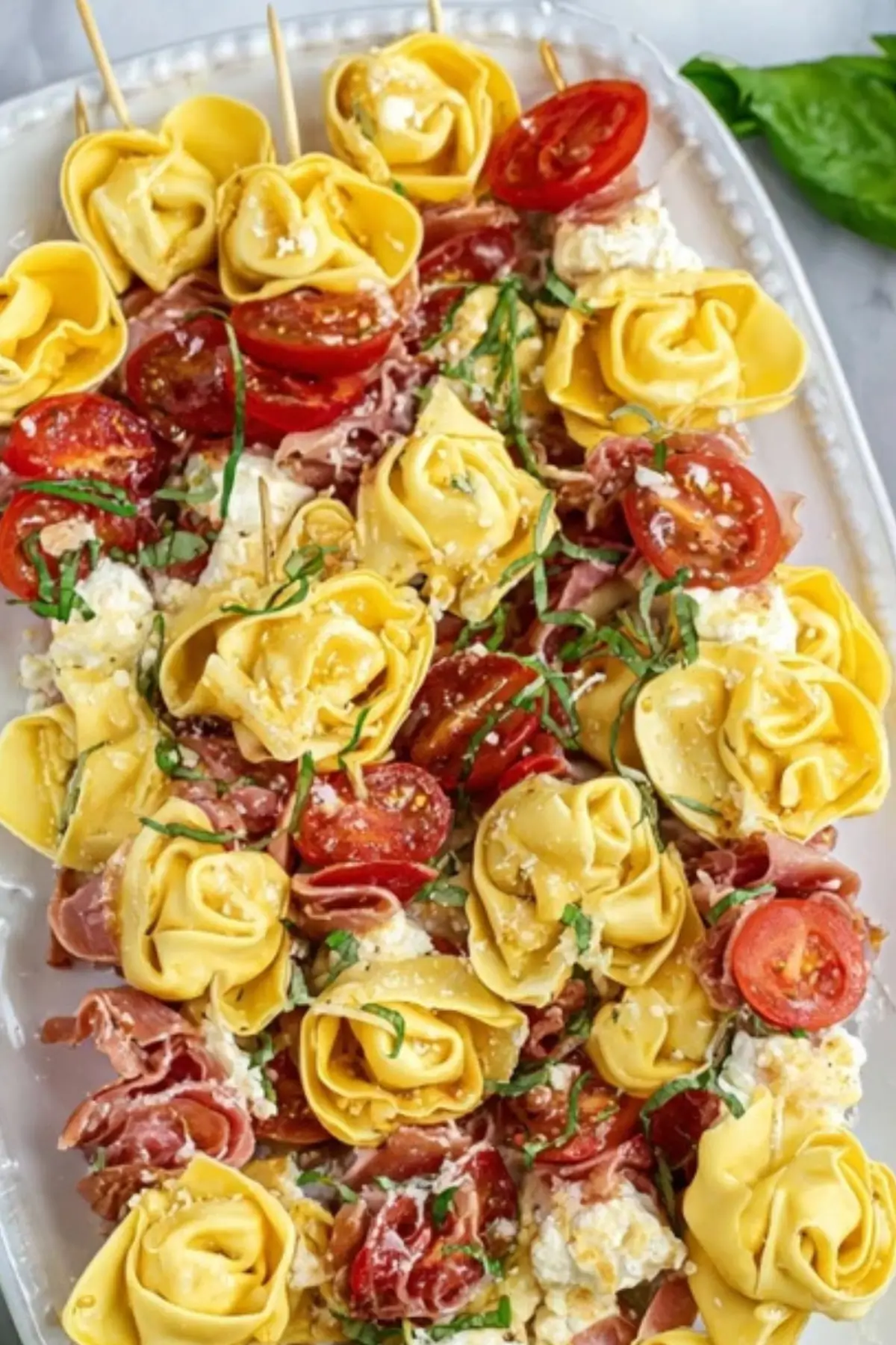 Tortellini Skewers Appetizer