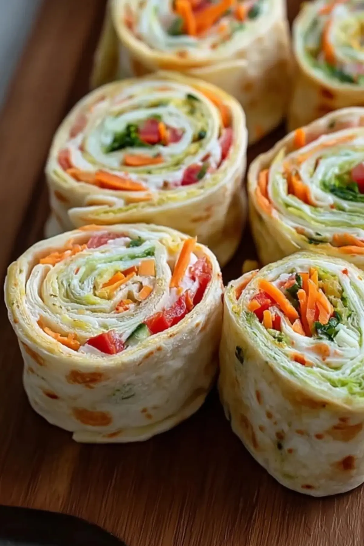 Vegetable Tortilla Roll Ups