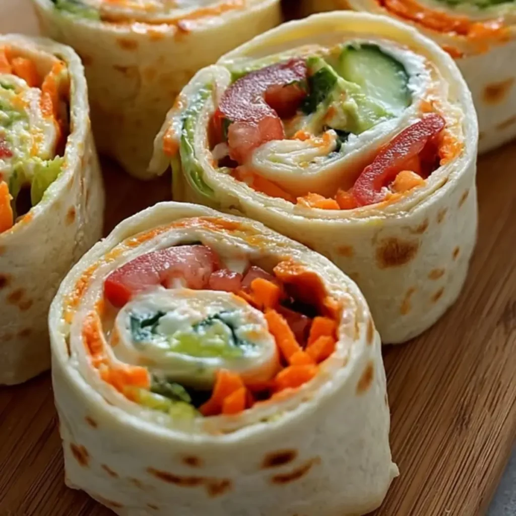 Vegetable Tortilla Roll Ups