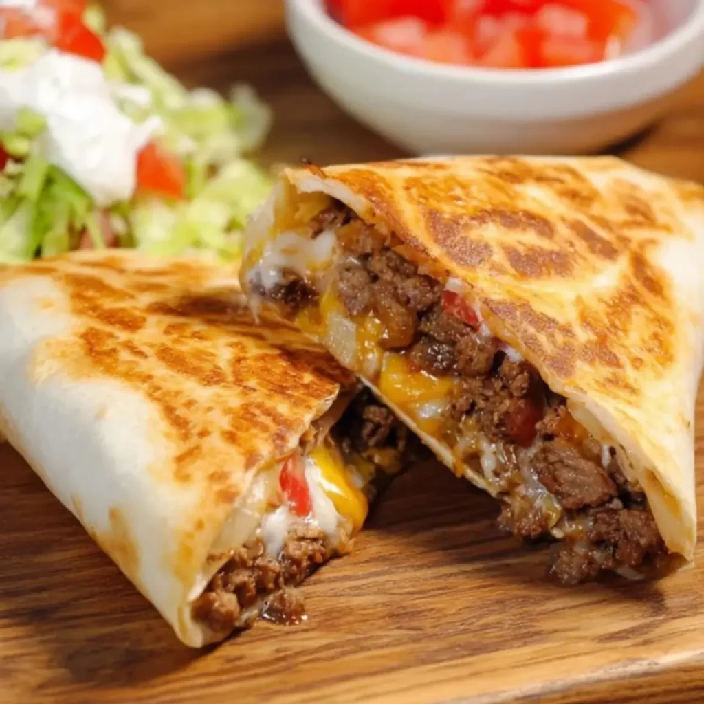 Weight Watchers Cheeseburger Crunch Wrap