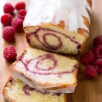 Yogurt Cake with Raspberry Swirl