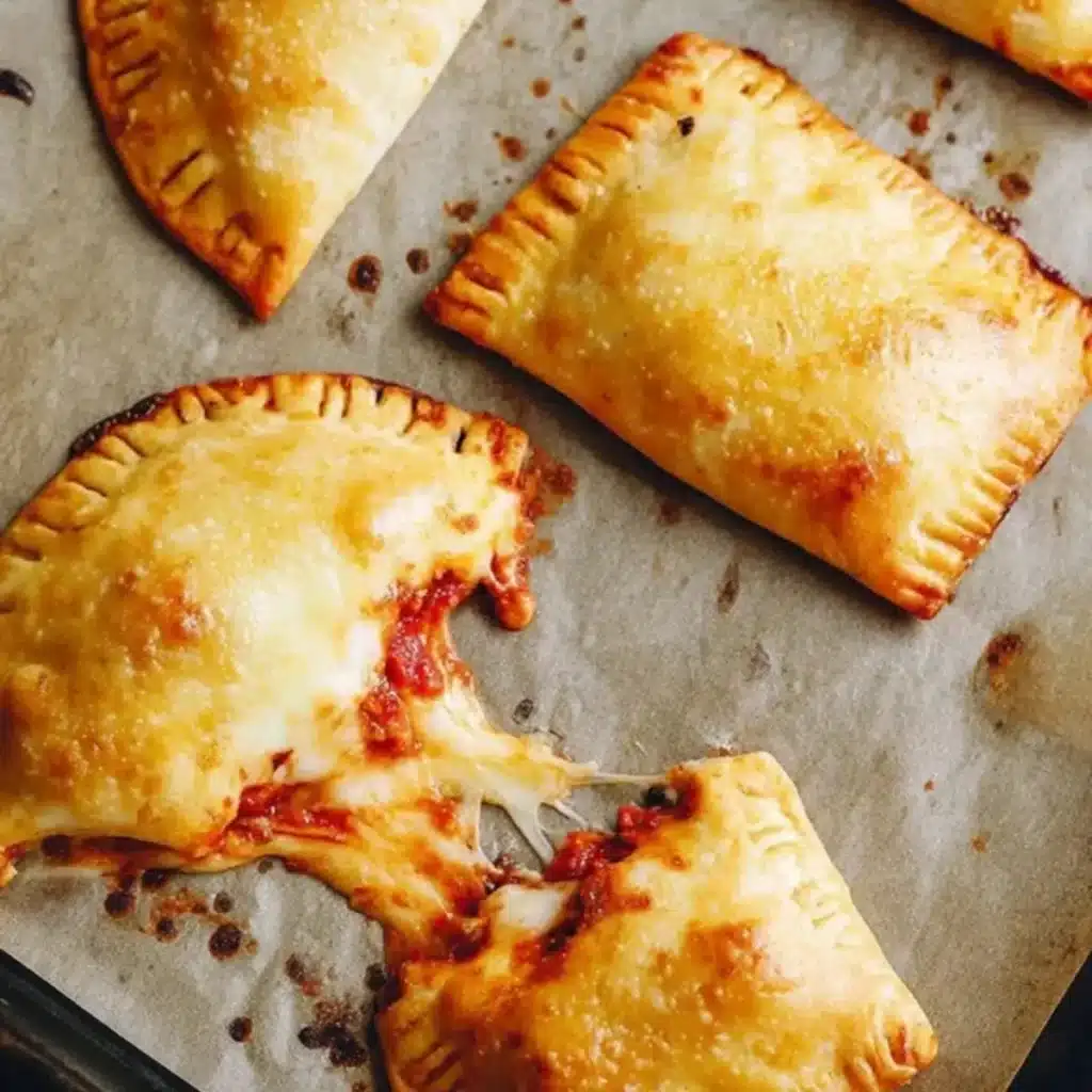 cheesy pizza pockets