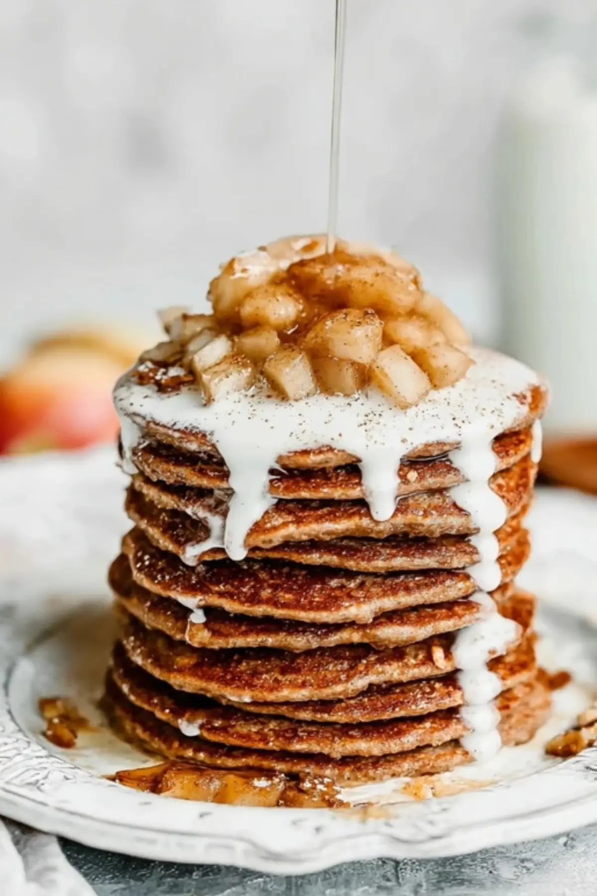 Apple Cider Donut Pancakes