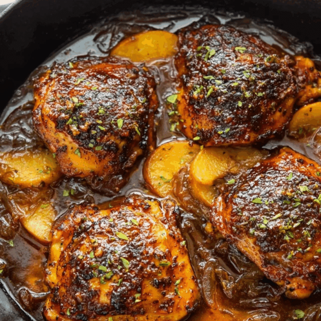 Apple Cider Glazed Chicken