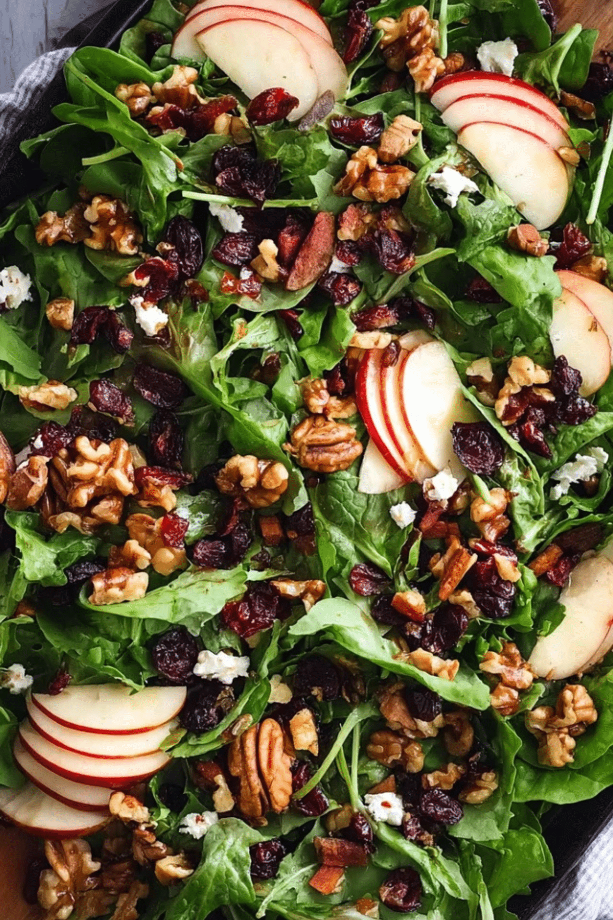 Apple Cranberry Walnut Salad
