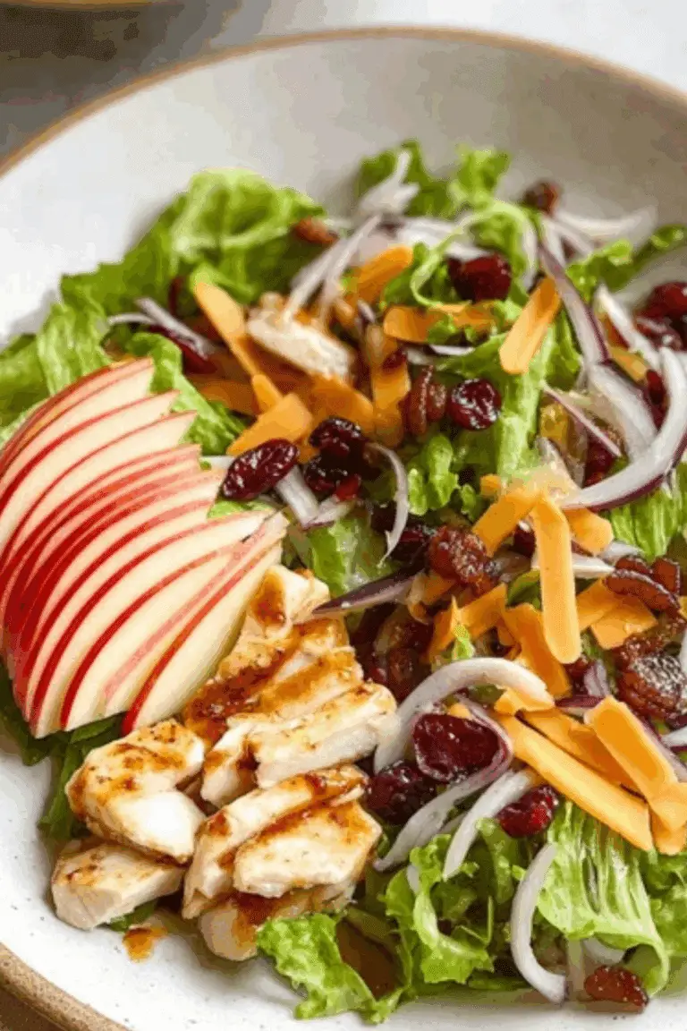 Apple Salad with Cheddar