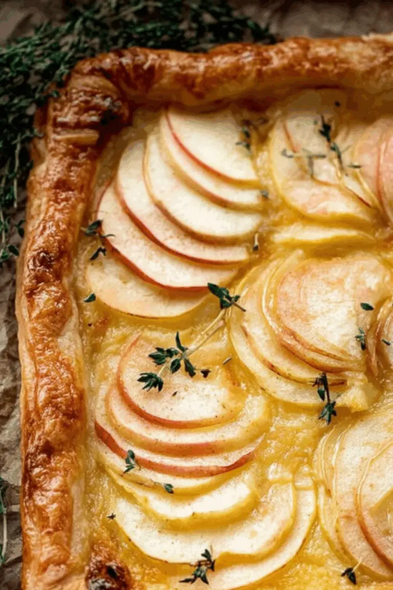 Apple and White Cheddar Tart