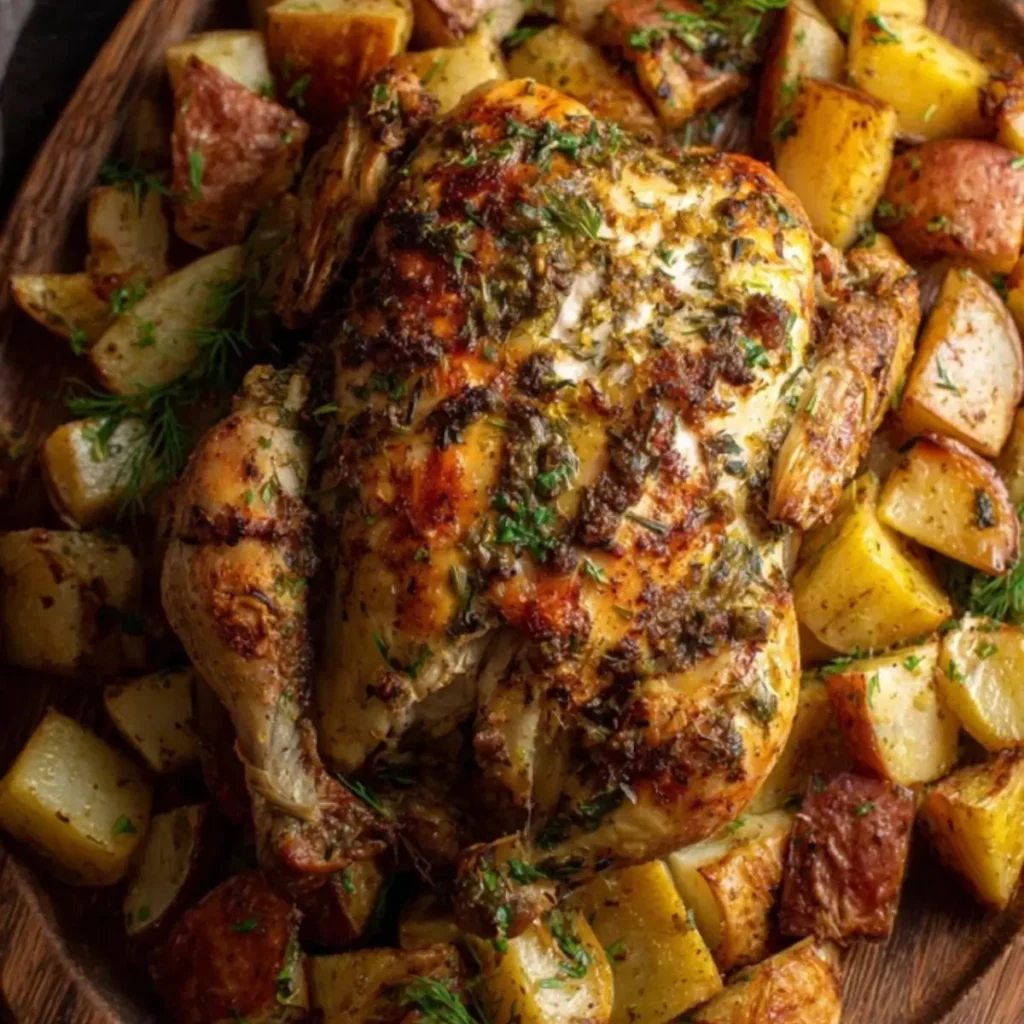 Baked Chicken with Apples