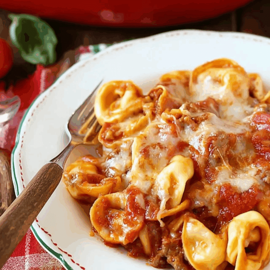 Baked Pizza Tortellini