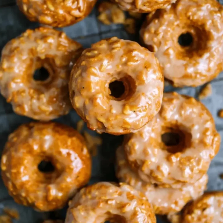 Baked Pumpkin Donuts with Maple Glaze
