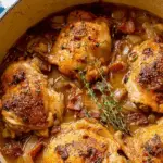 Braised Apple Cider Chicken Thighs