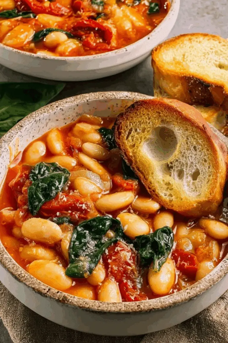 Burst Tomato Basil Butter Beans