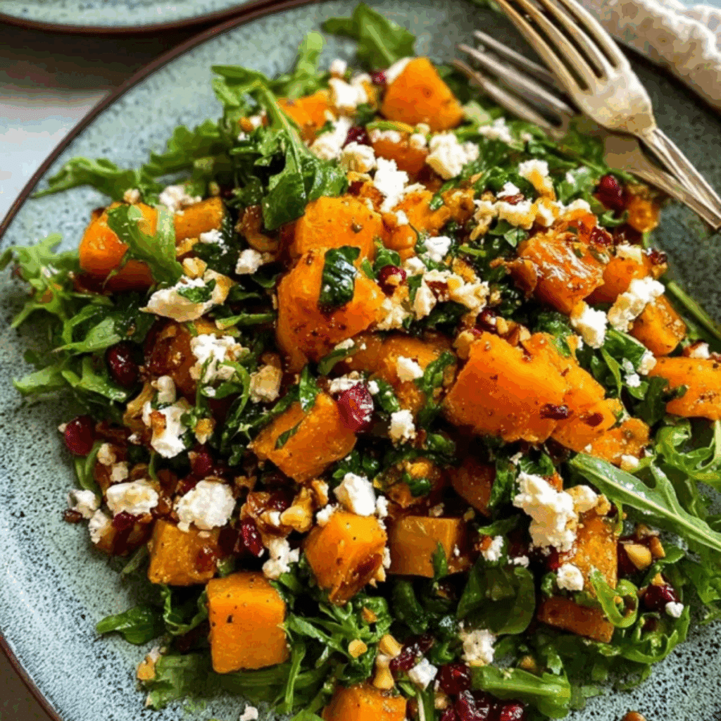 Butternut Squash Feta Salad