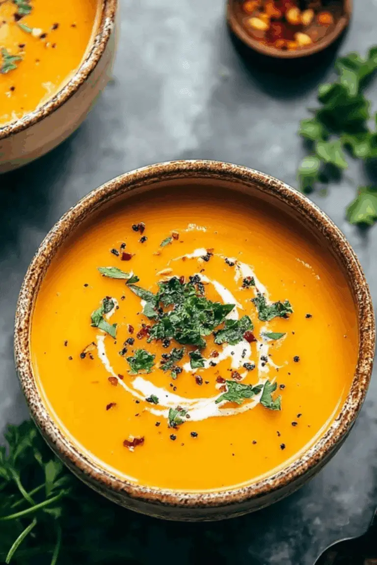 Butternut Squash and Sweet Potato Soup