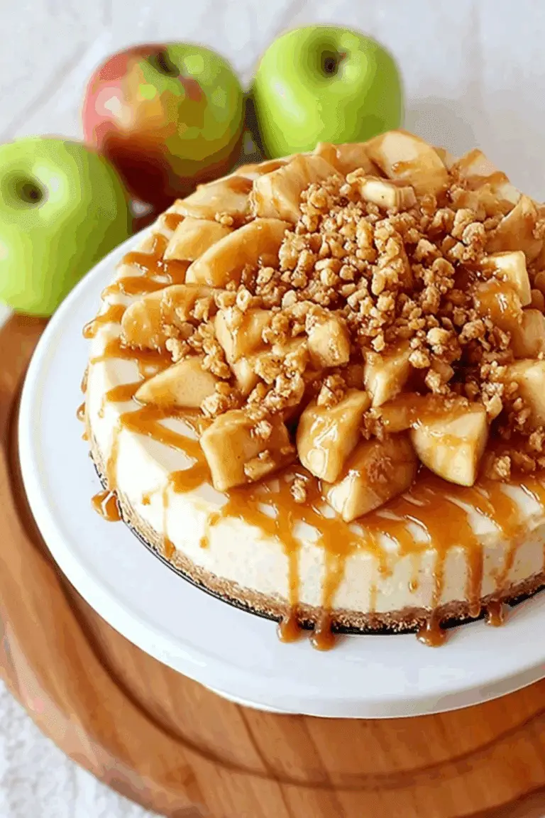 Caramel Apple Cheesecake