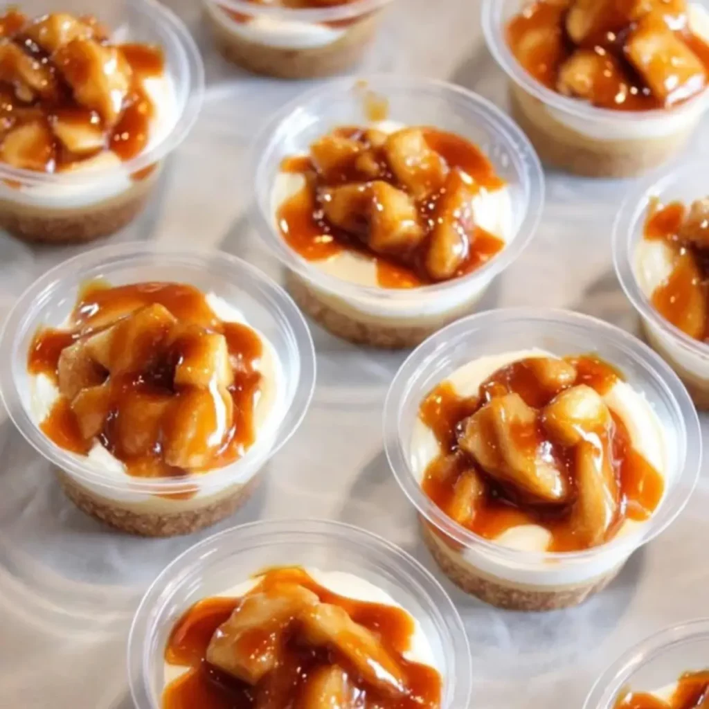 Caramel Apple Dessert Cups