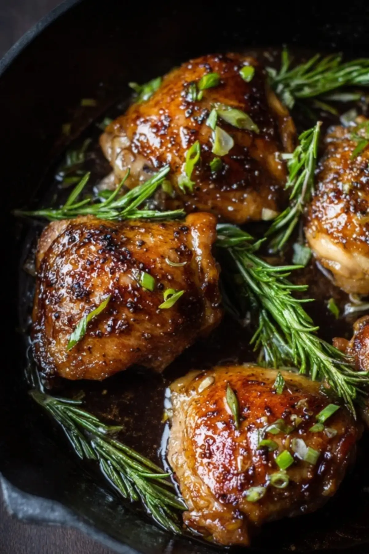 Cider Glazed Chicken Thighs