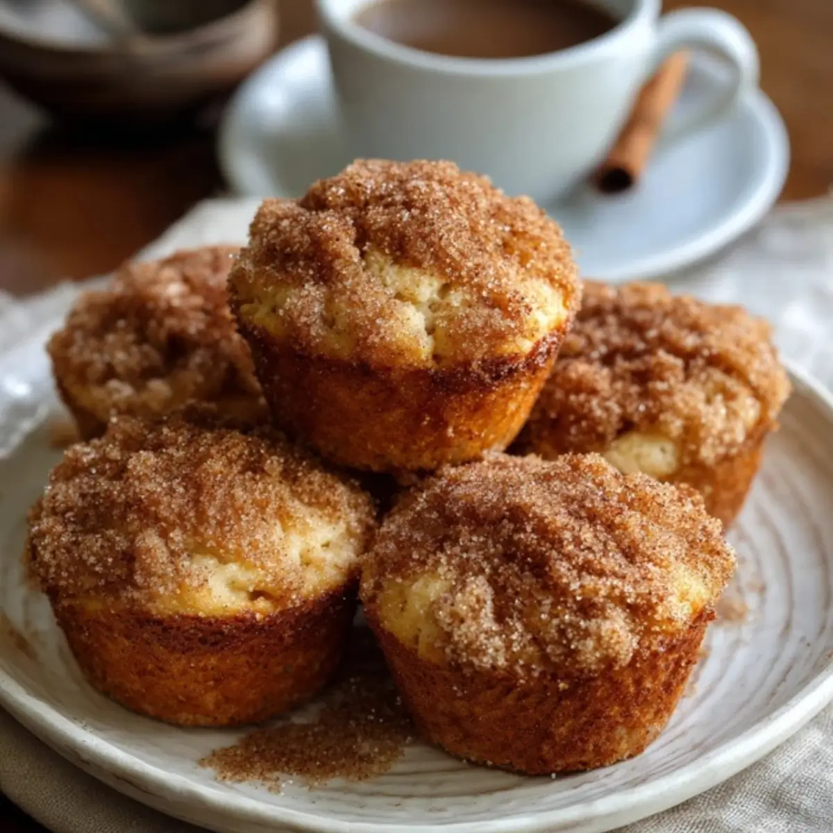 Cinnamon Sugar French Toast Muffins