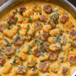 Creamy Butternut Squash Gnocchi with Sausage