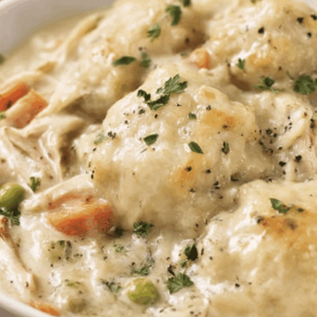 Crockpot Chicken & Dumplings