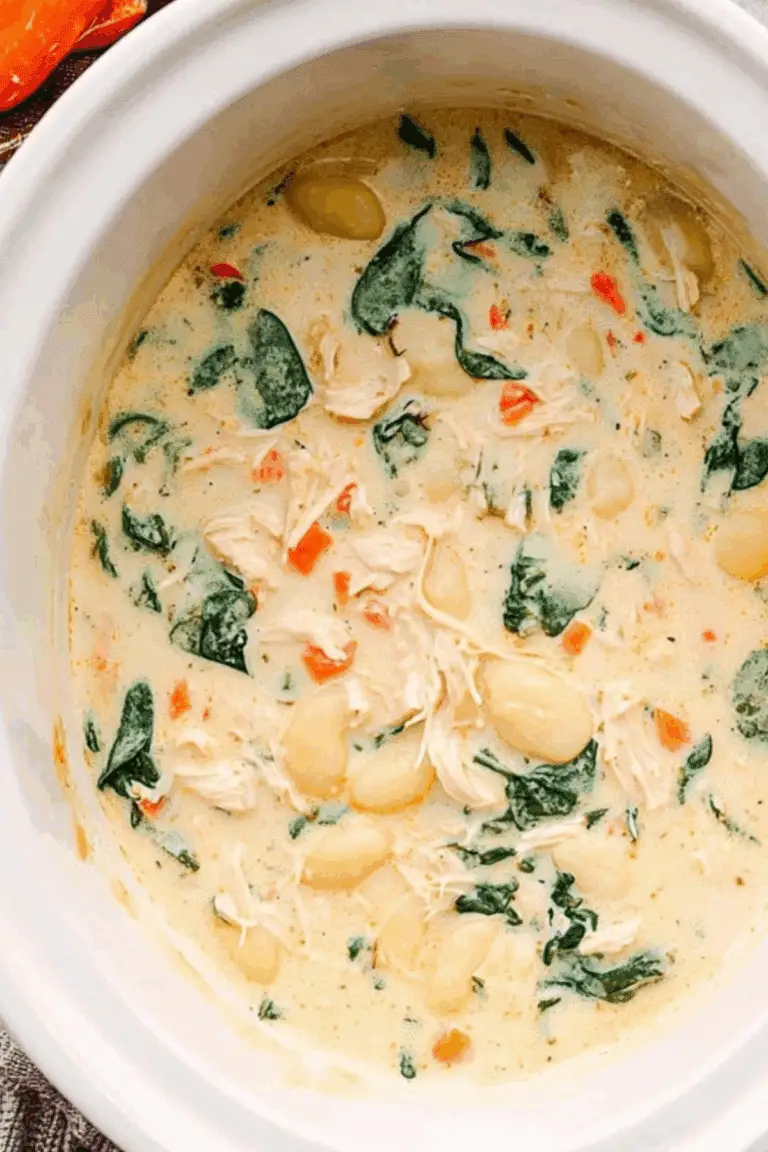 Crockpot Chicken Gnocchi Soup