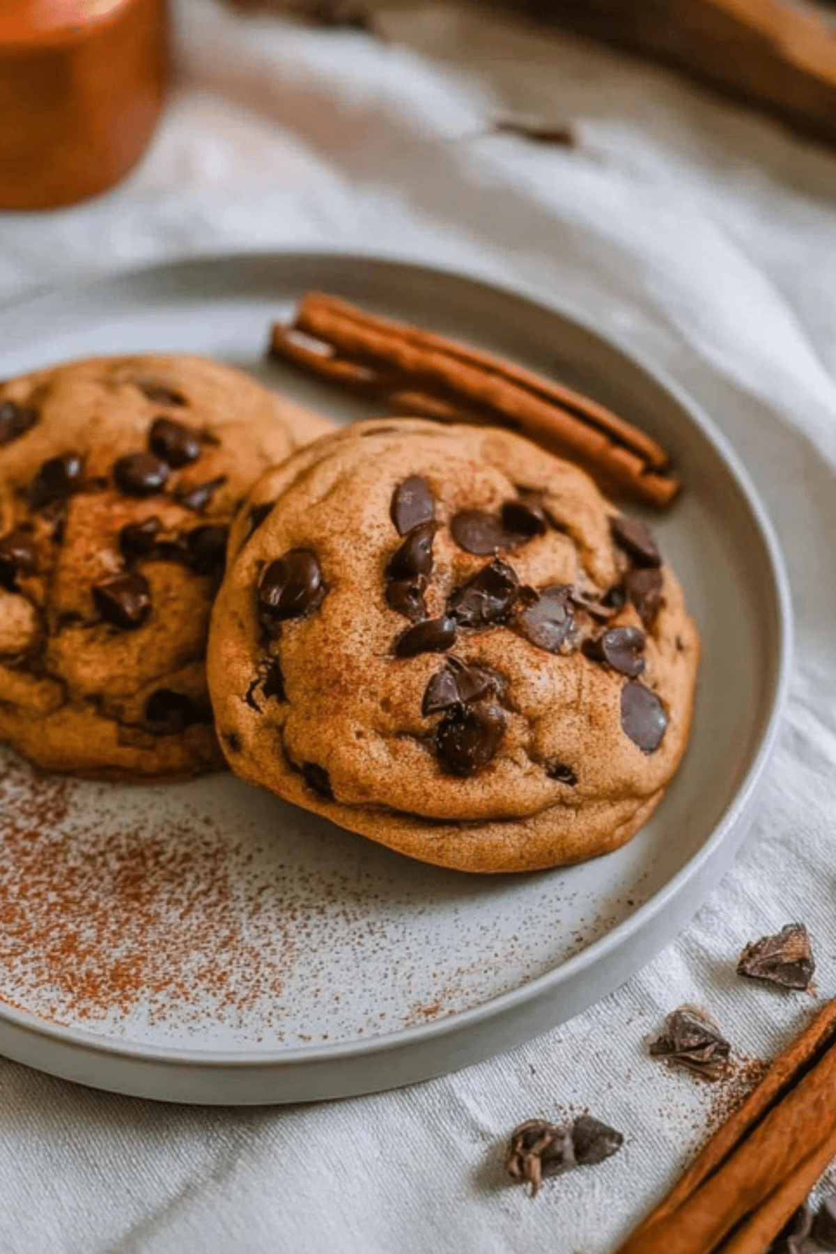 Fall Chocolate Chip Spiced Cookie