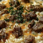 Garlic Butter Beef and Rice