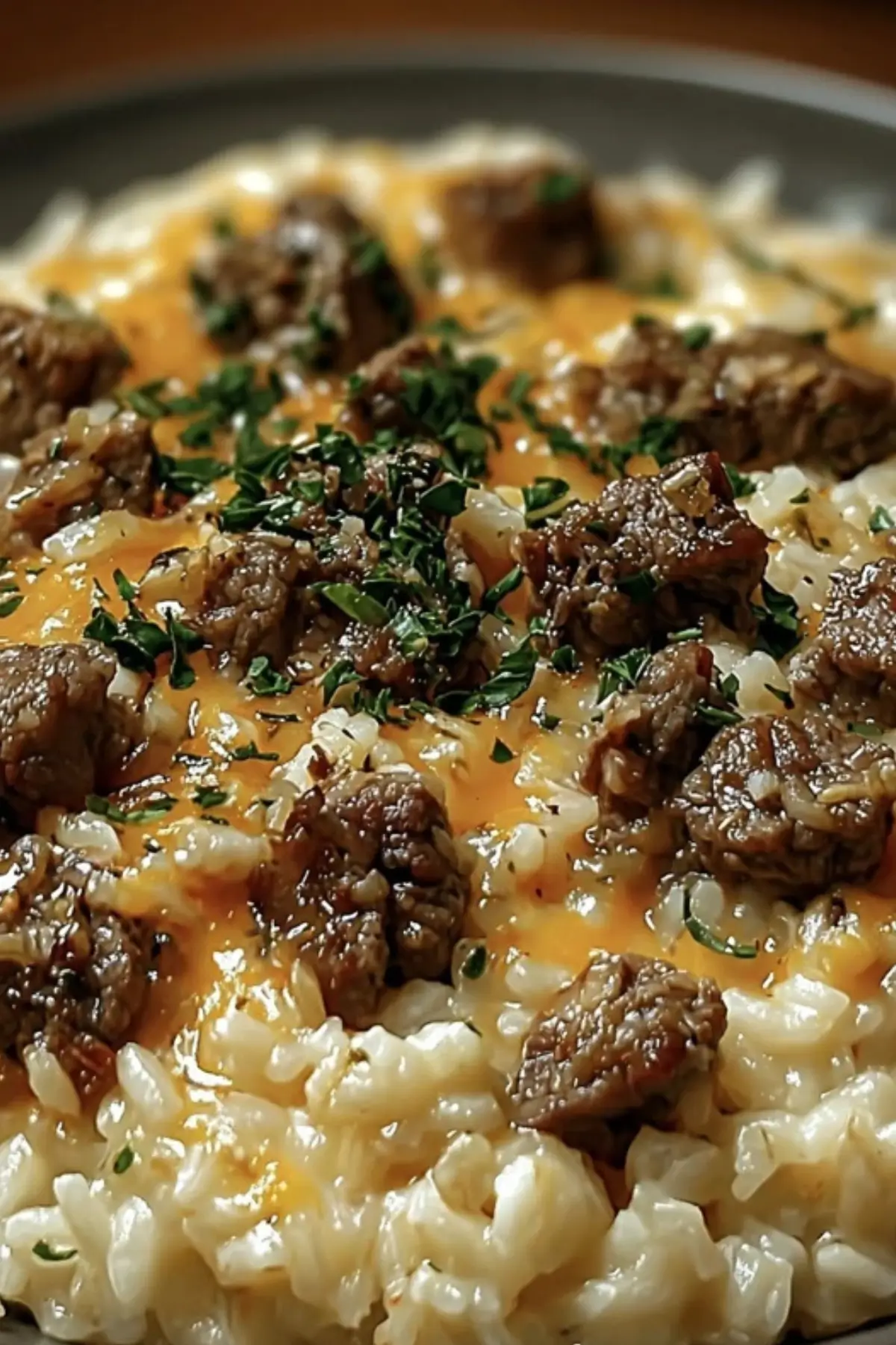 Garlic Butter Beef and Rice