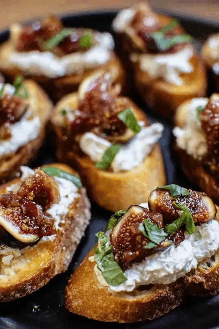Golden fig Bruschetta