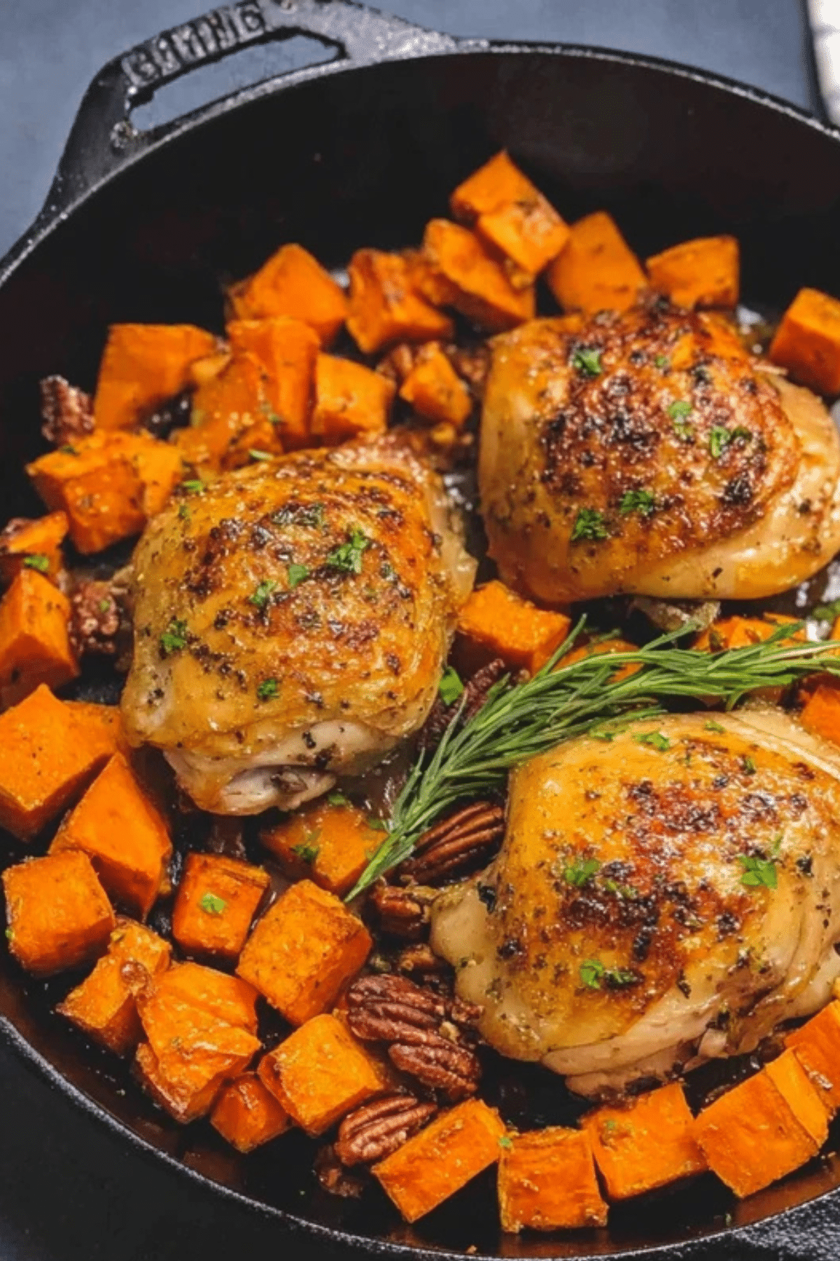 Honey Roasted Chicken and Sweet Potatoes