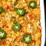 Jalapeño Buffalo Chicken Casserole