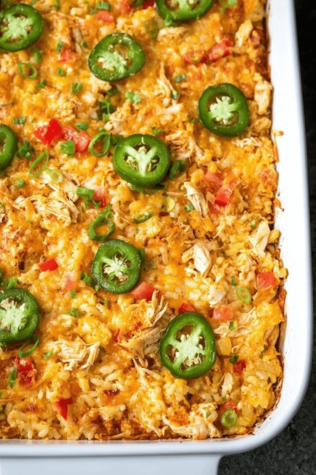 Jalapeño Buffalo Chicken Casserole