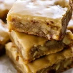 Maple Glazed Apple Blondies