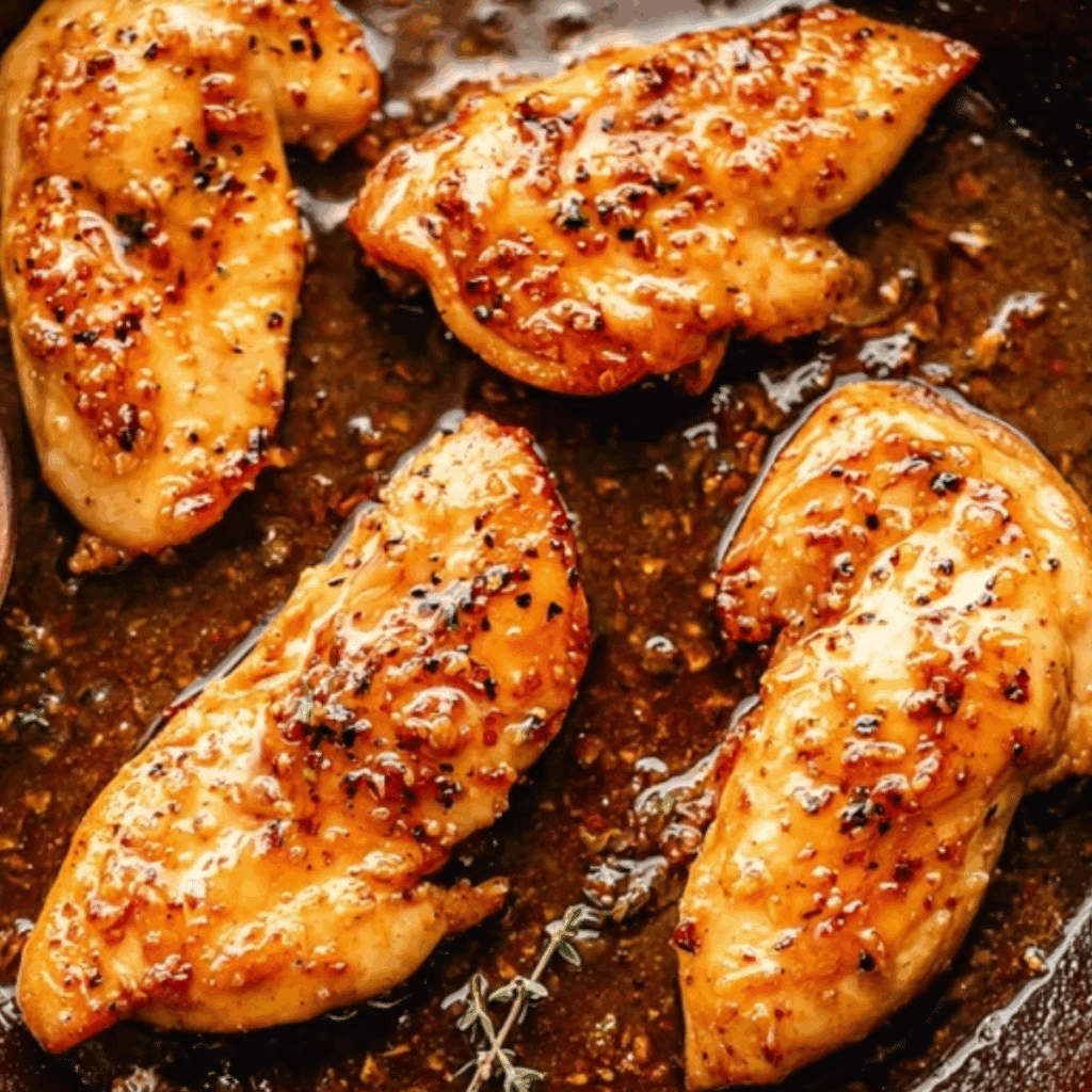 Maple Mustard Glazed Chicken