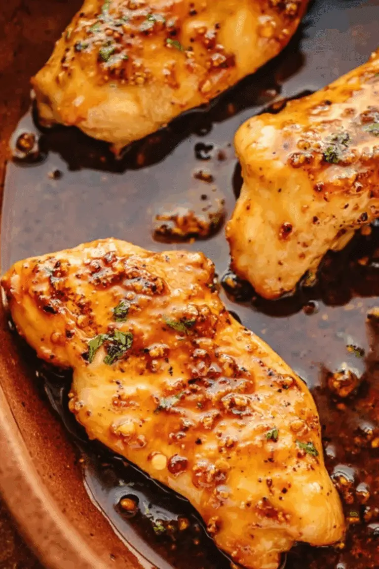Maple Mustard Glazed Chicken