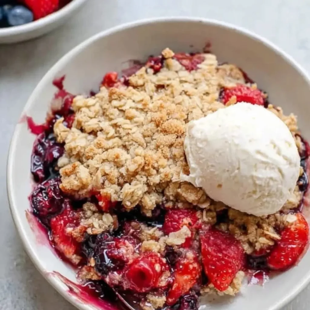 Mixed Berry Crisp