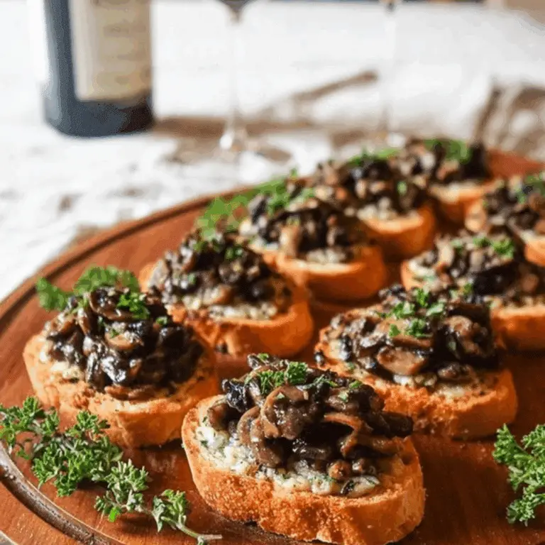 Mushroom Bruschetta
