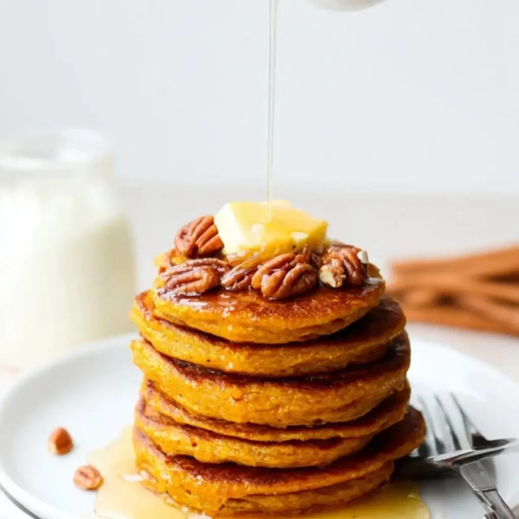 Oatmeal Pumpkin Pancakes