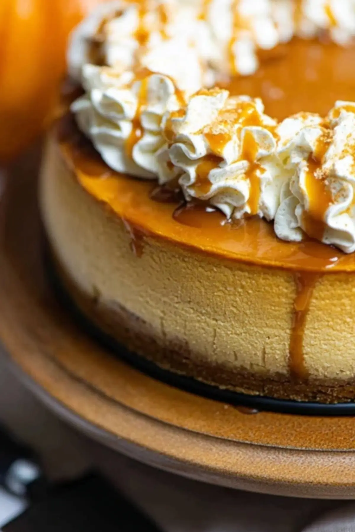 Pumpkin Caramel Cheesecake