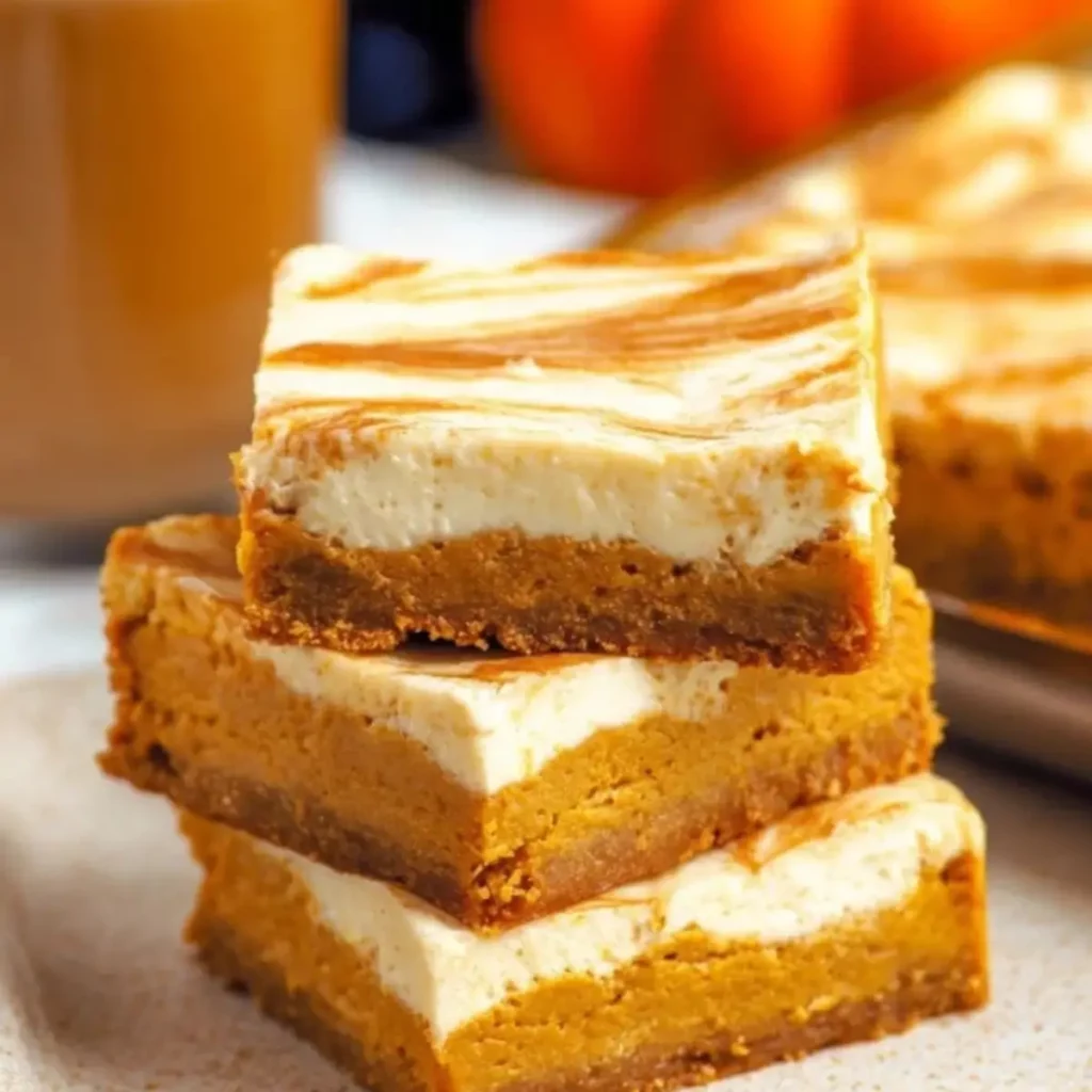 Pumpkin Cheesecake Bars