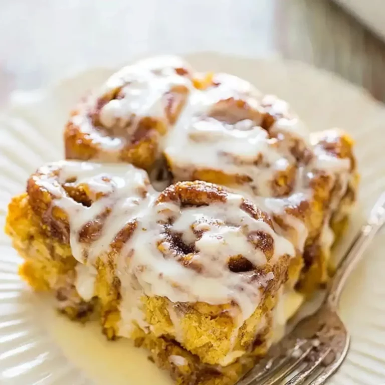 Pumpkin Cinnamon Roll Bake