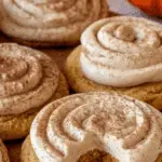 Pumpkin Cookies with Cinnamon Frosting