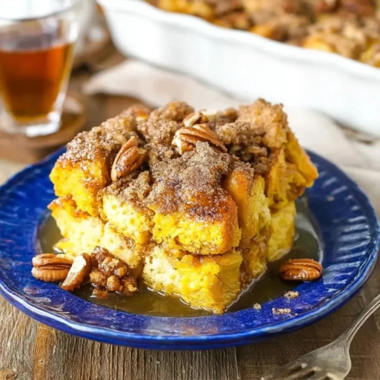 Pumpkin French Toast Casserole