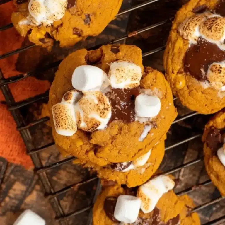 Pumpkin S’mores Cookies