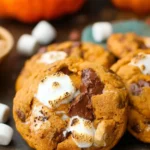 Pumpkin S’mores Cookies