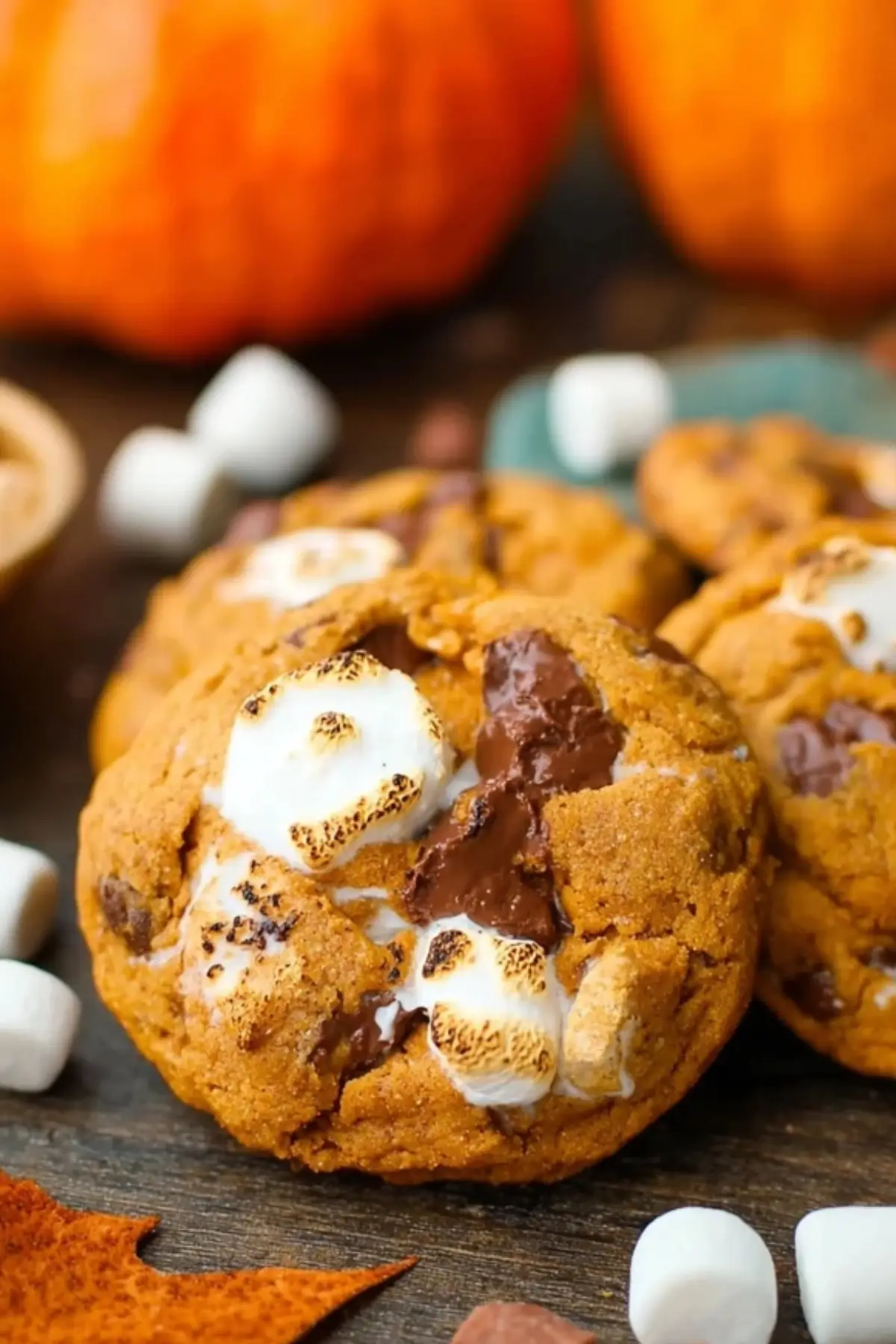 Pumpkin S’mores Cookies