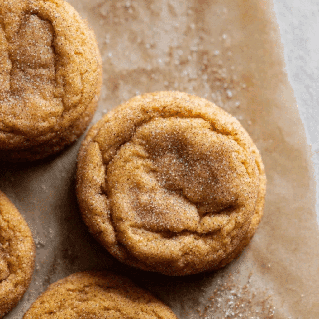 Pumpkin Snickerdoodle Cookies