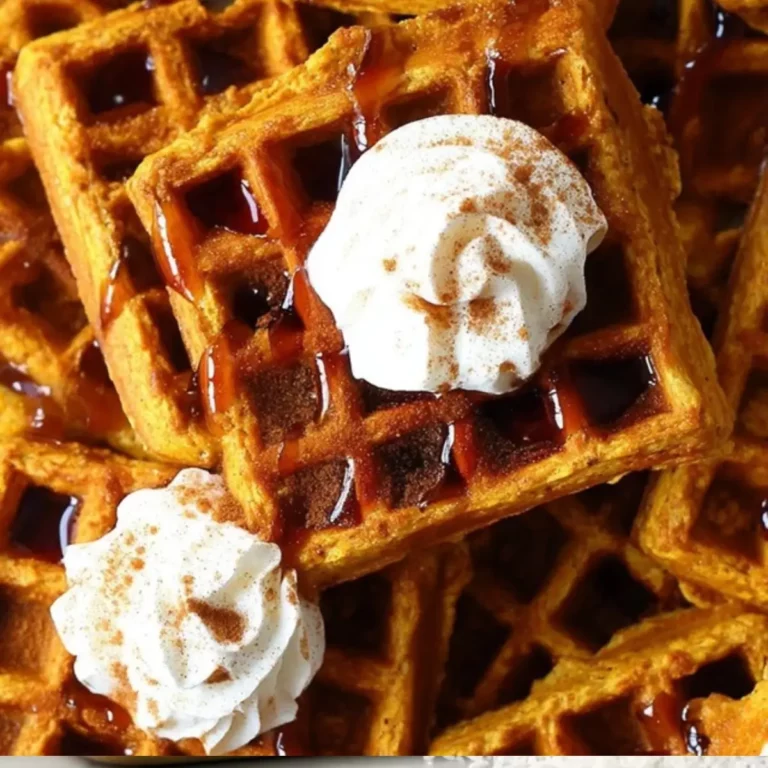Pumpkin Spice Waffles